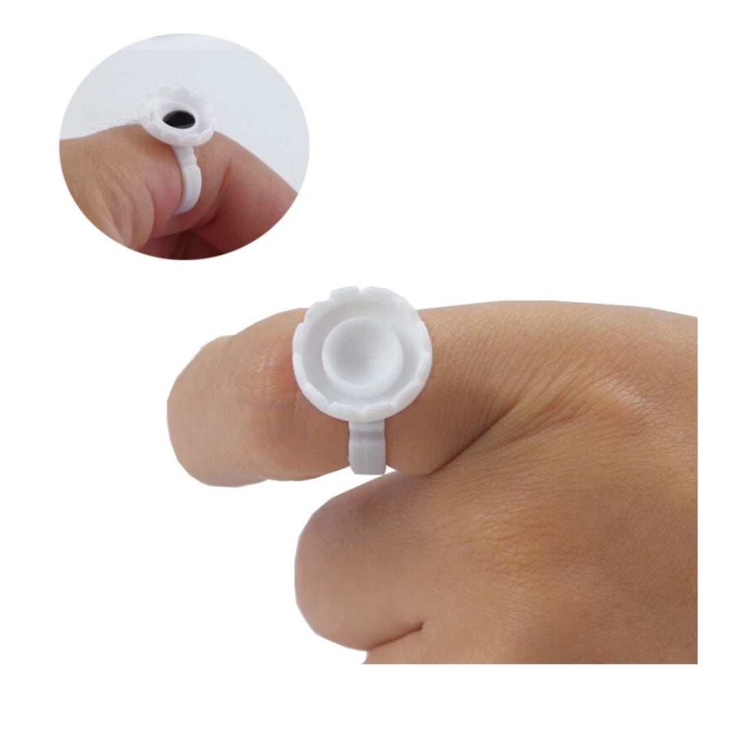 Flower glue rings